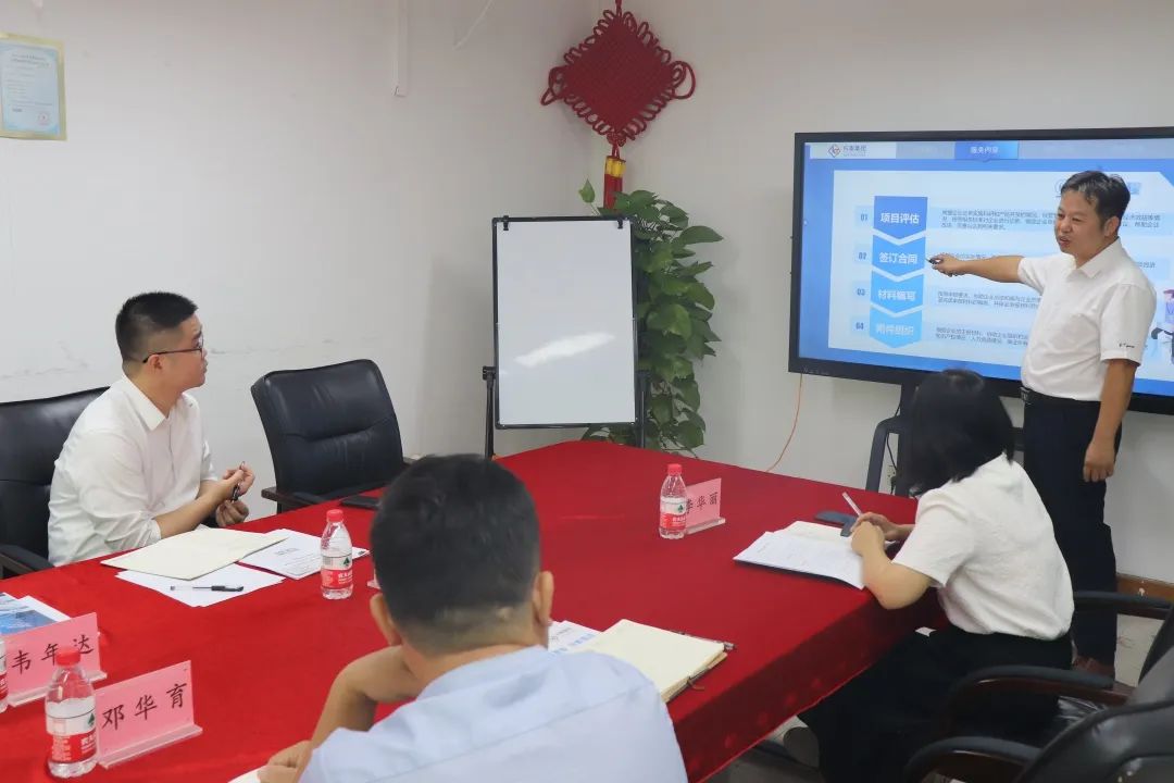 热烈欢迎中建八局南方公司领导莅临科泰集团指导工作