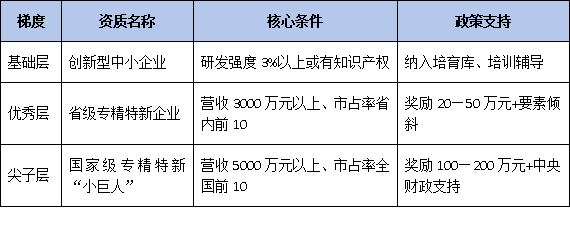 从“小微”到“规上”再到“专精特新”：解读政策叠加的阶梯式成长路线图